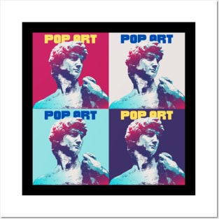 Black Blue Creative Pop Art Posters and Art